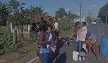 Moradores de Sapê protestam por falta de água em Itaporanga d’Ajuda