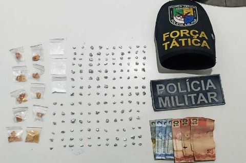 Polícia Militar prende suspeito de tráfico de drogas em Lagarto