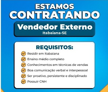 Itnet Telecom abre vagas de emprego para Vendedor Interno e Vendedor Externo