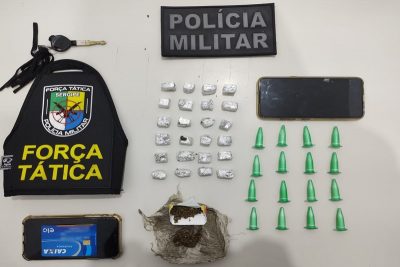 Polícia Militar prende suspeito por tráfico de drogas em Lagarto