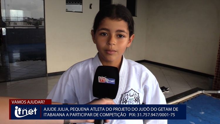 'VÍDEO: conheça e ajude Julia, pequena atleta de judô do TFC a participar de competição