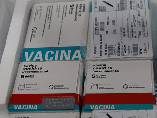 Sergipe recebe mais de 43 mil doses de vacinas da Astrazeneca e vai avançar campanha de imunização