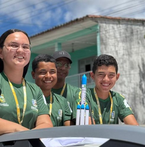 Alunos de Macambira conquistam o primeiro lugar na 80ª Olimpíada Brasileira de Foguetes