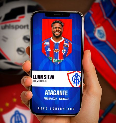 Itabaiana anuncia chegada de novo centroavante para a temporada 2026