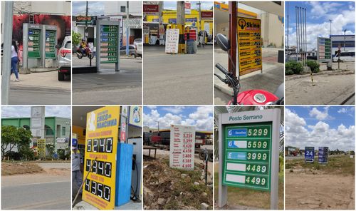 SUBIU DE NOVO! Preço do litro da gasolina nos postos de Itabaiana varia entre R$5,24 e R$5,29