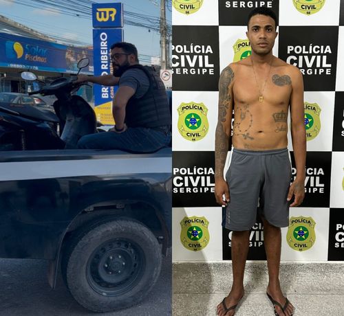 Polícia prende dupla por roubo de motocicleta de motorista por aplicativo