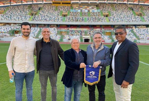 Dirigentes do Falcon visitam clubes de Portugal visando projetos de expansão