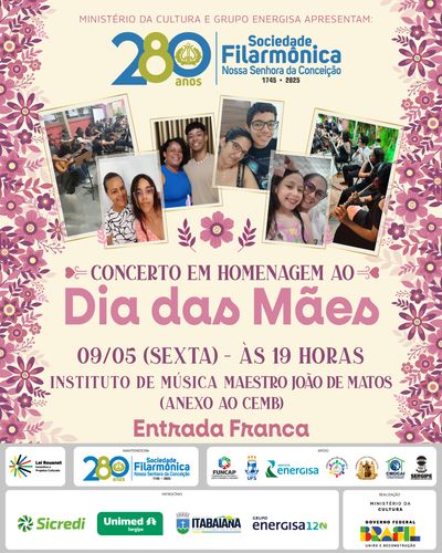 Filarmônica de Itabaiana celebra o Dia das Mães com concertos emocionantes de jovens talentos