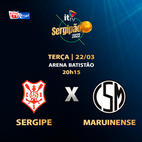 Para assegurar classificação, Sergipe recebe o Maruinense nesta terça; assista com exclusividade na ITTV!