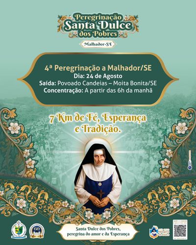 Malhador recebe 4ª Peregrinação de Santa Dulce dos Pobres