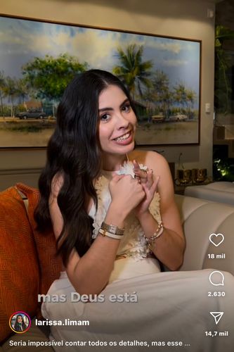 Em relato emocionante, família da blogueira Larissa Lima mostra recuperação e evolução da jovem