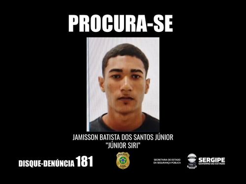 Polícia Civil divulga imagem de suspeito de homicídio no bairro Industrial em Aracaju