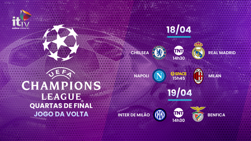 Hoje tem Champions League na ITTV! Saiba onde assistir a competição ao vivo  e on-line