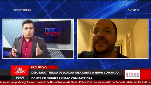 Deputado federal Thiago de Joaldo reforça vontade de ajudar Emília Corrêa na candidatura para prefeita de Aracaju