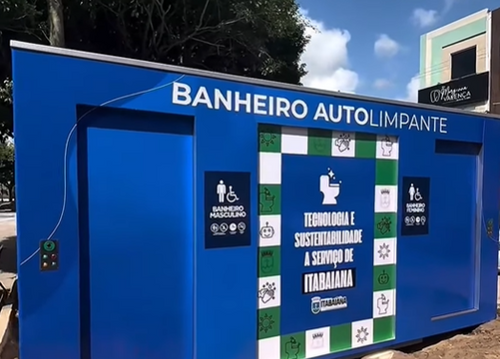 Itabaiana adota banheiros autolimpantes com tecnologia sustentável