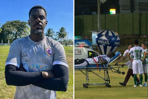 Goleiro Kléver sofre fratura grave e será operado após jogo do Falcon contra o Lagarto no Sergipano