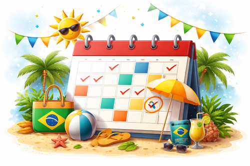 Governo Federal divulga calendário de feriados e pontos facultativos para 2026