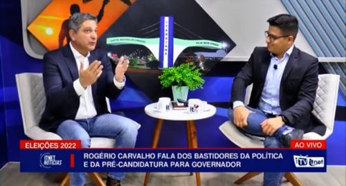 Edvaldo ou Fábio? “A gente não tem preferência de adversário, tem é projetos para apresentar para quem vai votar”, afirma Rogério Carvalho
