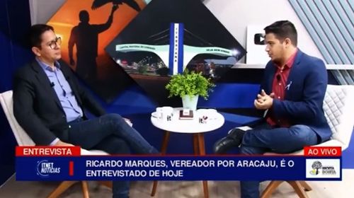 Na TV Itnet, Ricardo Marques diz que seu nome está à disposição para a disputa de deputado estadual