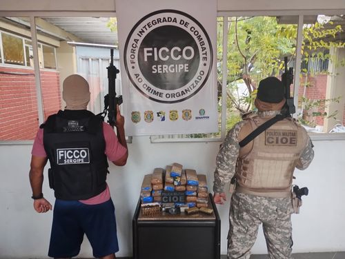 FICCO: Homem é preso com 26 kg de drogas e munições em Sergipe 