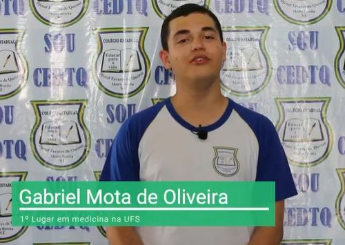 Estudante de Moita Bonita é aprovado em Medicina na UFS e orgulha a cidade