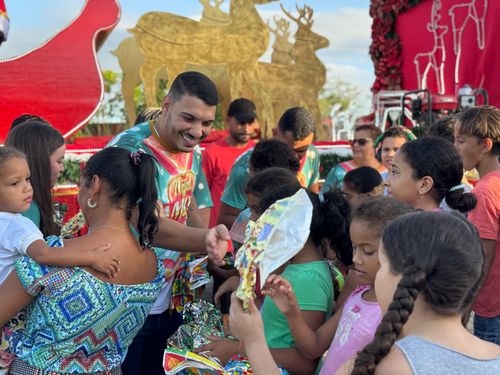 Natal de Amor começa com grande sucesso em Malhador