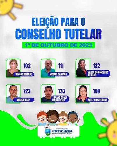 Eleição Para O Conselho Tutelar De Itabaiana Acontece No Domingo Vai