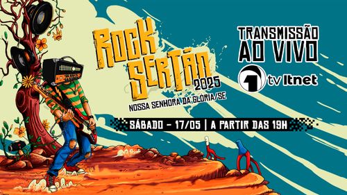 Rock Sertão 2025: confira os horários dos shows deste sábado e acompanhe tudo ao vivo na TV Itnet