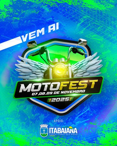 Itabaiana se prepara para receber o Moto Fest em novembro