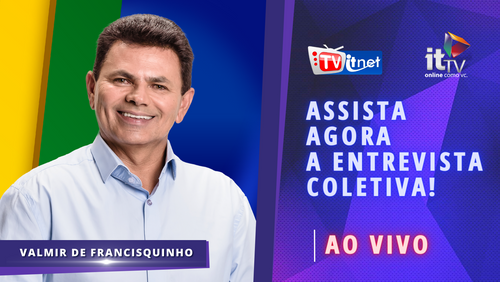 AO VIVO: assista agora a entrevista coletiva de Valmir de Francisquinho