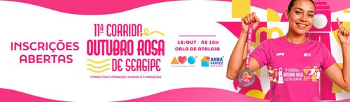 Últimos dias para se inscrever na 11ª Corrida Outubro Rosa de Sergipe