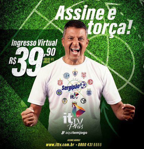 ATENÇÃO TORCEDOR! Você também pode adquirir o seu INGRESSO VIRTUAL para assistir aos jogos do Sergipão em nossos pontos de vendas