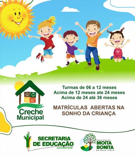 Secretaria de Educação de Moita Bonita abre turmas para crianças na creche do município
