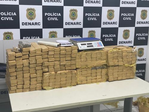 200 kg de maconha, destinados a Aracaju e interior são apreendidos pelo Denarc e três pessoas presas