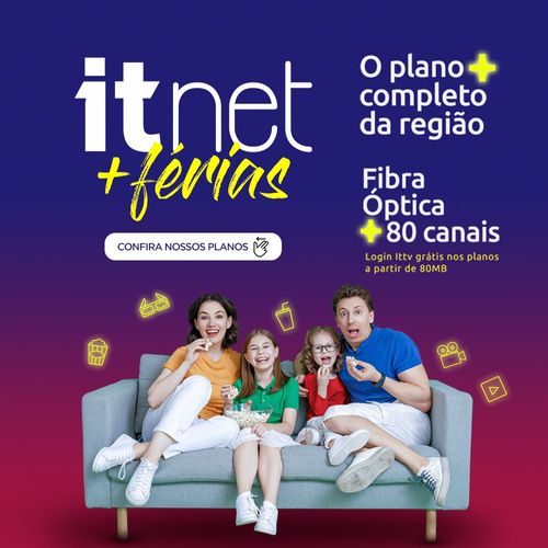 Itnet Telecom continua com super ofertas para contratação de planos neste mês de julho. Confira