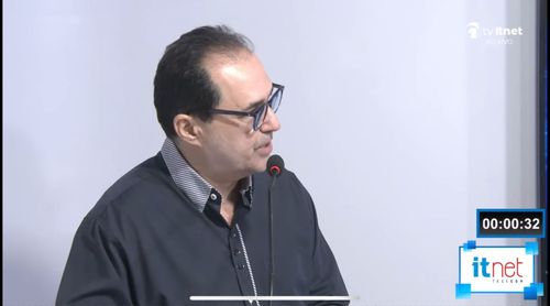 DEBATE NA TV ITNET: Professor Aprígio fala sobre desenvolvimento tecnológico, agronegócio e comércio em debate com Edson Passos