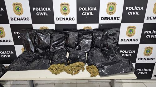 Polícia apreende 7kg de 'flor de Cannabis' em Aracaju