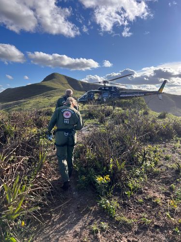 GTA resgata homem que passou mal durante trilha na serra de São Domingos