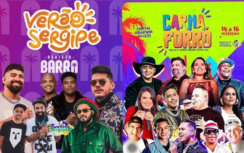 Confira a programação do Carnaforró e Verão Sergipe: Começa hoje!