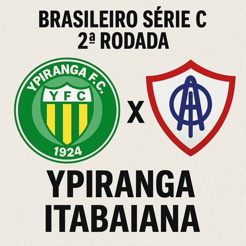 Ypiranga-RS e Itabaiana se enfrentam pela 2ª rodada da Série C neste sábado em Erechim