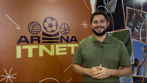 Estreia nesta segunda o Arena Itnet, seu novo programa de esporte na TV e YouTube
