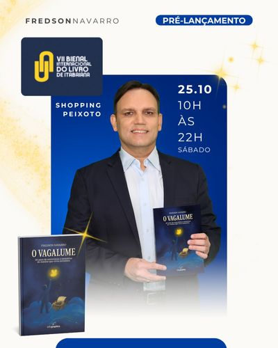 De menino repórter a jornalista premiado: Fredson Navarro lança obra na Bienal de Itabaiana