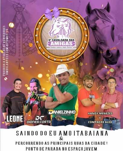 Cavalgada das Amigas chega à 6ª edição em Itabaiana neste domingo