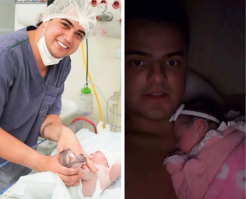 Dupla coincidência: filhos de Natanzinho Lima e Heitor Costa chegam ao mundo juntos no ''12''