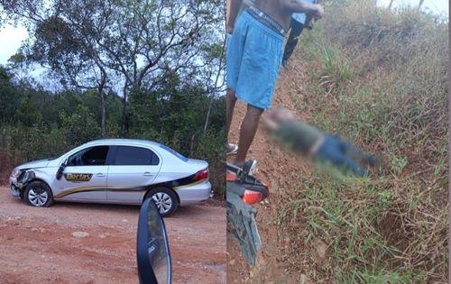 Motociclista segue internado após grave acidente em Itabaiana