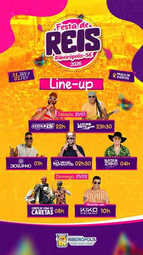 Natanzinho Lima, Kiko Chicabana e grandes atrações comandam a Festa de Reis em Ribeirópolis