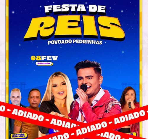 Festa de Reis do povoado Pedrinhas é adiada em Areia Branca