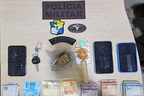 Homem é preso por tráfico de drogas durante abordagem policial em Nossa Senhora da Glória