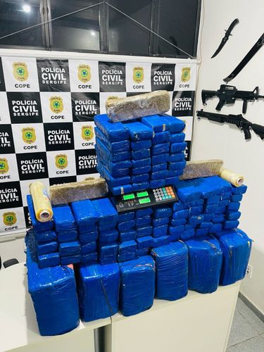 Polícia Civil apreende 200 kg de maconha em operação no interior de Sergipe