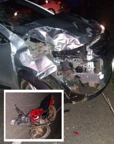 Condutor de moto morre em grave acidente no município de Nossa Senhora Aparecida